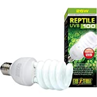 Los mejores  - Exoterra PT2187 Bombilla Bajo Consumo UVB 100 Compacto Repti- 25 W (5.0)